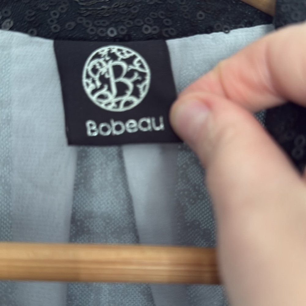 Black Sequin Jacket - image 2